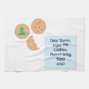 Lieber Weihnachtskekse bringen Sie bitte Spielzeug Küchentuch