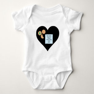 Lieber Weihnachtskekse bringen Spielzeug schwarzes Baby Strampler