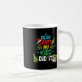 Lieber Weihnachtskinder haben es Weihnachten Mama Kaffeetasse