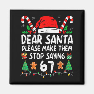 Lieber Weihnachtsmann 67 Lustige Weihnachten Sechs Magnet