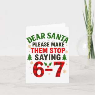 Lieber Weihnachtsmann 67 Lustige Weihnachten Six S Karte