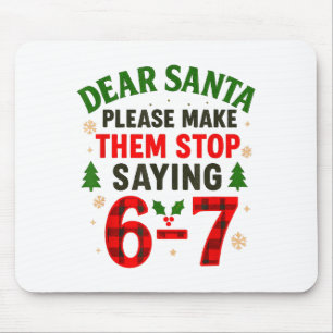 Lieber Weihnachtsmann 67 Lustige Weihnachten Six S Mousepad