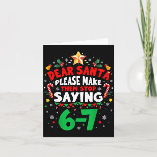 Lieber Weihnachtsmann 67 Lustiges Weihnachten Six Karte