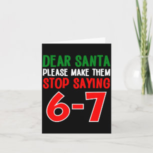 Lieber Weihnachtsmann 67 Lustiges Weihnachten Six Karte
