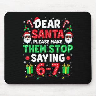 Lieber Weihnachtsmann 67 Lustiges Weihnachten Six Mousepad