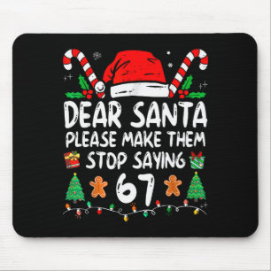 Lieber Weihnachtsmann 67 Lustiges Weihnachten Six  Mousepad