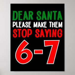 Lieber Weihnachtsmann 67 Lustiges Weihnachten Six Poster