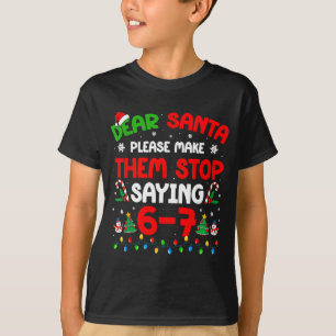 Lieber Weihnachtsmann 67 Meme Lustiges Weihnachten T-Shirt