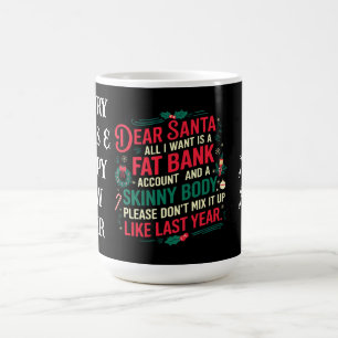 Lieber Weihnachtsmann, alles was ich will, ist ein Kaffeetasse