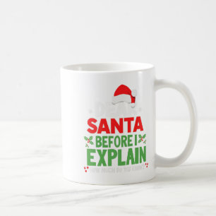 Lieber Weihnachtsmann, bevor ich erkläre, wie viel Kaffeetasse