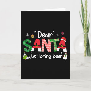 Lieber Weihnachtsmann Biere Weihnachten Weihnachts Karte