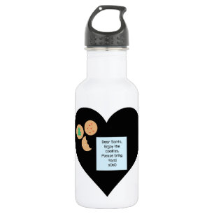 Lieber Weihnachtsmann - Bitte Spielzeug mitbringen Edelstahlflasche