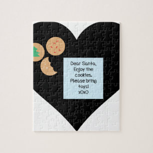 Lieber Weihnachtsmann - Bitte Spielzeug mitbringen Puzzle