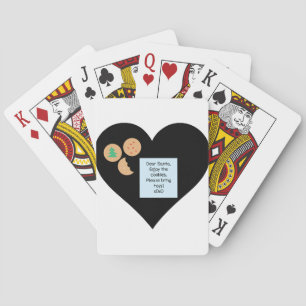 Lieber Weihnachtsmann - Bitte Spielzeug mitbringen Spielkarten