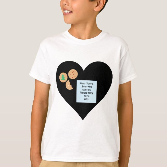 Lieber Weihnachtsmann - Bitte Spielzeug mitbringen T-Shirt (Vorderseite)