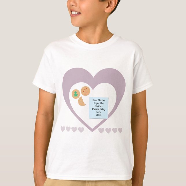 Lieber Weihnachtsmann - Bitte Spielzeug mitbringen T-Shirt (Vorderseite)