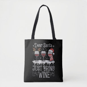 Lieber Weihnachtsmann bring einfach Wein Xmas Trin