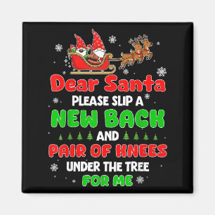 Lieber Weihnachtsmann Bring Mir Einen Neuen Rücken Magnet