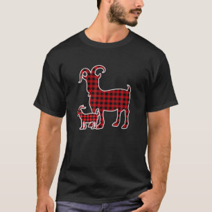 Lieber Weihnachtsmann bringen nur Ziegen Karierte T-Shirt