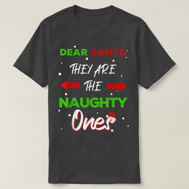 Lieber Weihnachtsmann, das ist das lustige Weihnac T-Shirt (Design vorne)