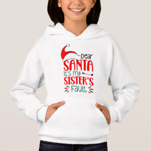 Lieber Weihnachtsmann, das ist mein Schwesterschad Hoodie