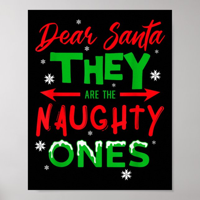 Lieber Weihnachtsmann, das sind die scheußlichen W Poster (Vorne)