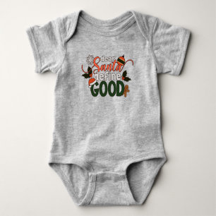 Lieber Weihnachtsmann Definiere Gutes Weihnachten Baby Strampler