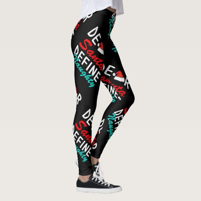 Lieber Weihnachtsmann, Definition schmackhaft - Ni Leggings (Rechts)