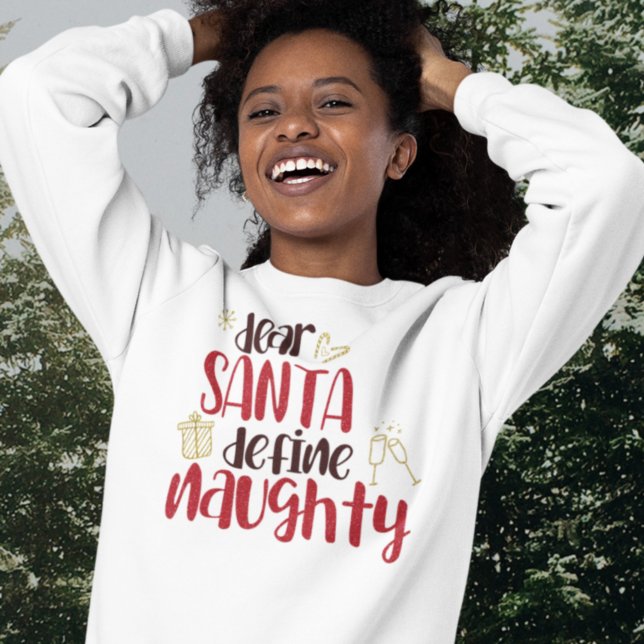 Lieber Weihnachtsmann Definition Schöner Spaß Weih Sweatshirt (Von Creator hochgeladen)