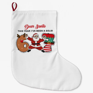 Lieber Weihnachtsmann, dieses Jahr war ich solide Großer Weihnachtsstrumpf