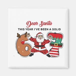 Lieber Weihnachtsmann, dieses Jahr war ich solide Magnet