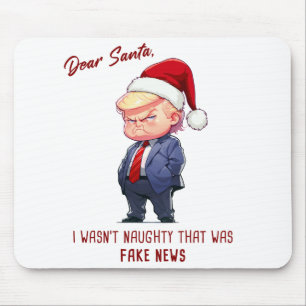 Lieber Weihnachtsmann, Donald Trump Lustiger Weihn Mousepad