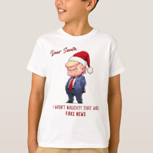 Lieber Weihnachtsmann, Donald Trump Lustiger Weihn T-Shirt