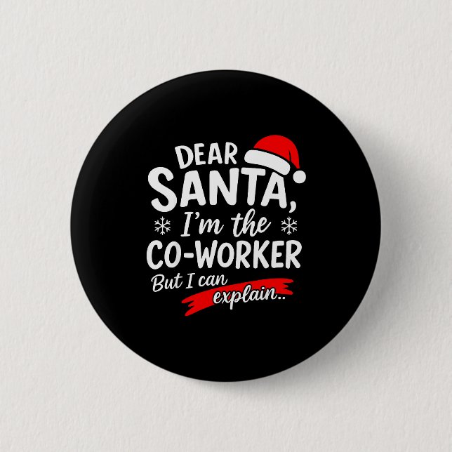 Lieber Weihnachtsmann, es ist die Schuld meines Ko Button (Vorderseite)