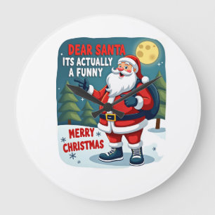 Lieber Weihnachtsmann, es ist eigentlich eine lust Große Wanduhr