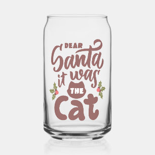 Lieber Weihnachtsmann, es war das Katzendesign Dosenglas
