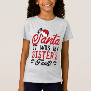 Lieber Weihnachtsmann, es war der Fehler meines Sc T-Shirt