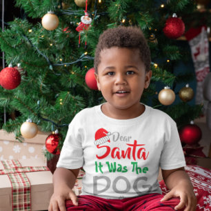 Lieber Weihnachtsmann: Es war der Hund T-Shirt