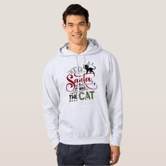 Lieber Weihnachtsmann, es war die Katze - Funny Ch Hoodie