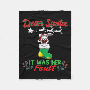 Lieber Weihnachtsmann, es war ihre Schuld, Geschwi Fleecedecke