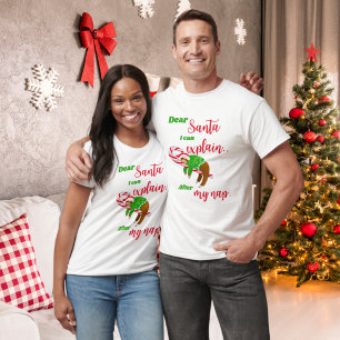 Lieber Weihnachtsmann Faultier Weihnachts-Schlaf a T-Shirt