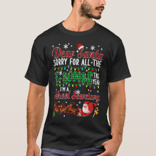 Lieber Weihnachtsmann für alle Geheimnisse der F B T-Shirt