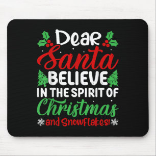 Lieber Weihnachtsmann, glaube an den Geist von Wei Mousepad
