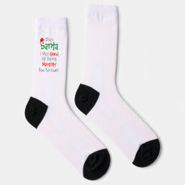 Lieber Weihnachtsmann: Gut darin, ein schmutziges Socken