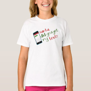 Lieber Weihnachtsmann, hast du meinen Text bekomme T-Shirt