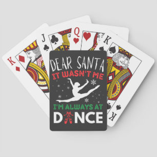 Lieber Weihnachtsmann, ich bin nicht immer im Ball Spielkarten