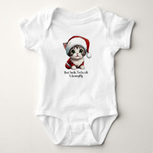 Lieber Weihnachtsmann, ich bin zu niedlich, um una Baby Strampler