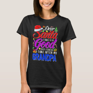 Lieber Weihnachtsmann, ich habe versucht, brav zu  T-Shirt