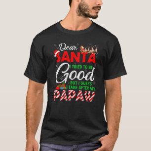 Lieber Weihnachtsmann, ich habe versucht, brav zu  T-Shirt