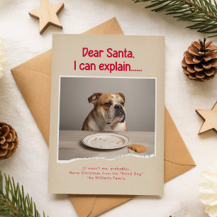 Lieber Weihnachtsmann, ich kann das Foto meines Ha Postkarte